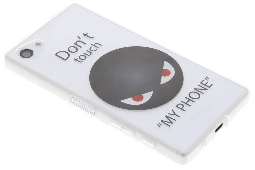 Image of Don't touch design TPU siliconen hoesje voor de Sony Xperia Z5 Compact