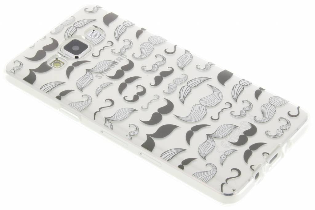 Image of Mustache design TPU siliconen hoesje Samsung Galaxy A5