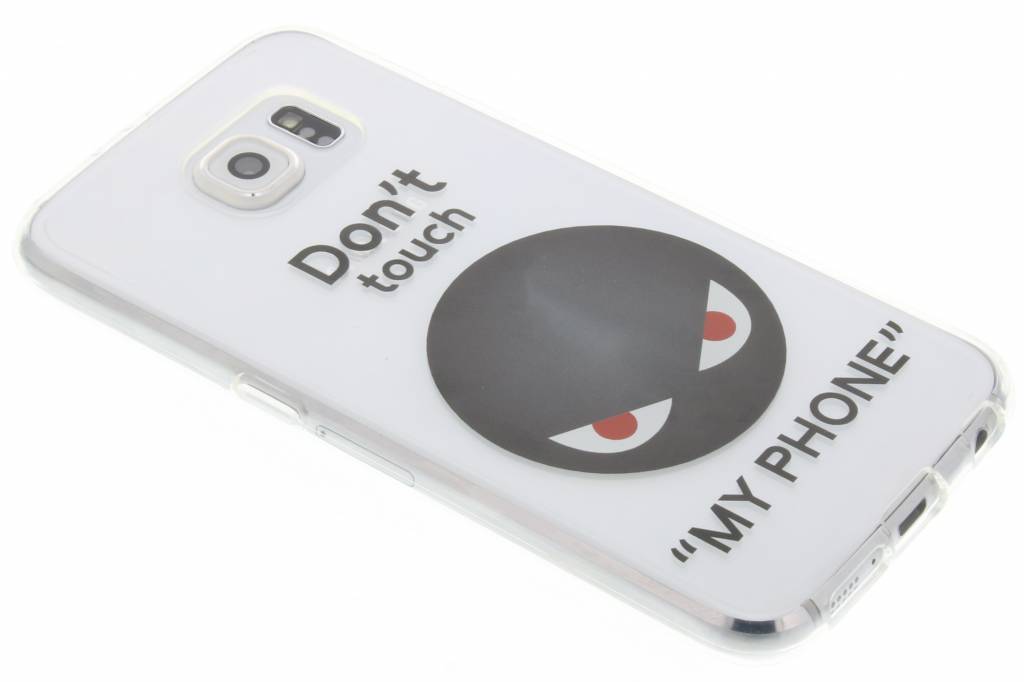 Image of Don't touch design TPU siliconen hoesje voor de Samsung Galaxy S6