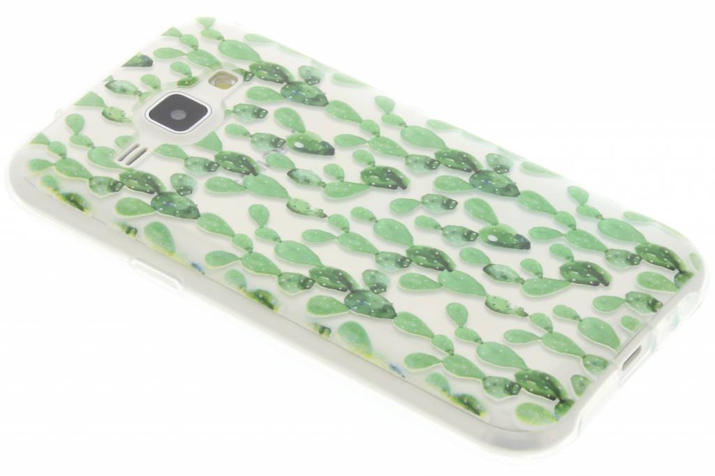 Image of Cactus design TPU siliconen hoesje voor de Samsung Galaxy J1