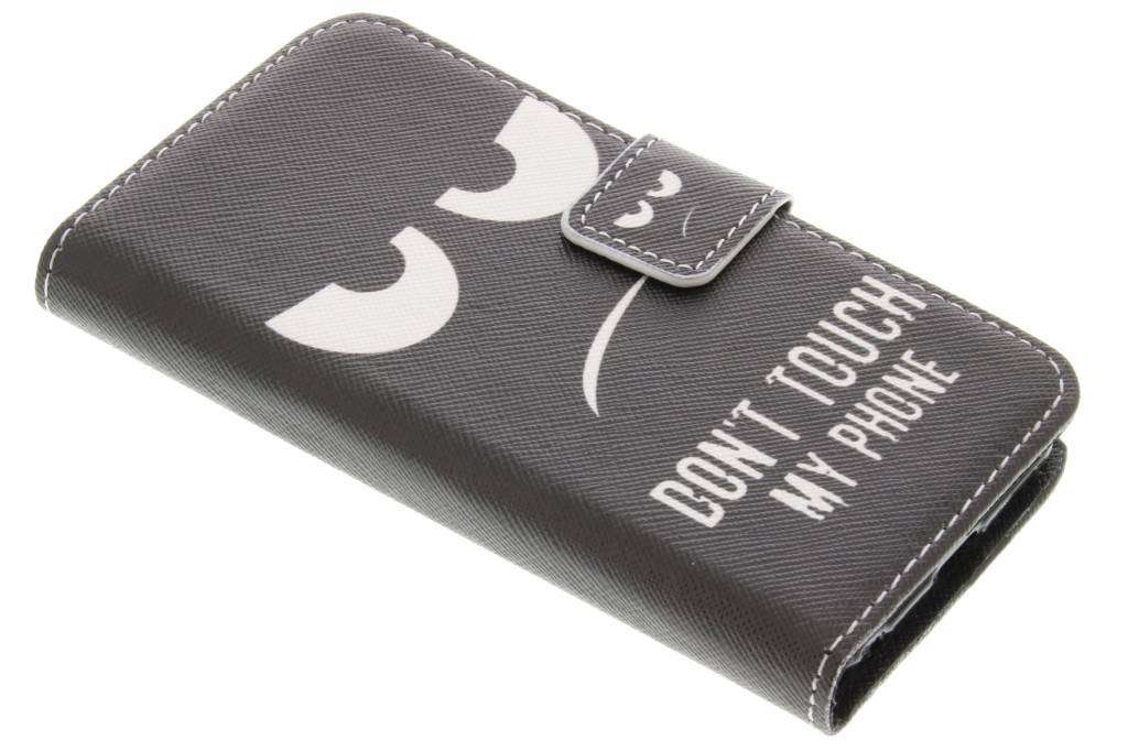 Image of Don't touch design TPU booktype hoes voor de iPod Touch 5g / 6