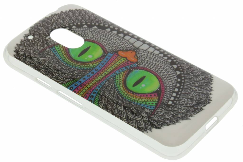 Image of Lachende kat design TPU siliconen hoesje voor de Motorola Moto G4 Play