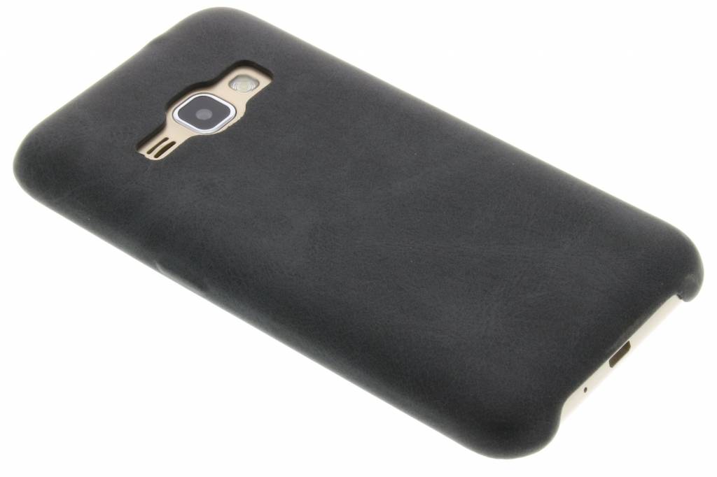 Image of Grijze TPU Leather Case voor de Samsung Galaxy J1 (2016)