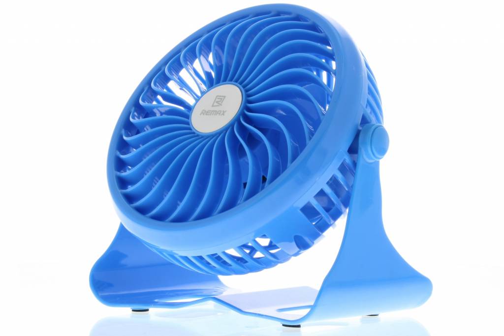 Image of USB ventilator met standaard - Blauw