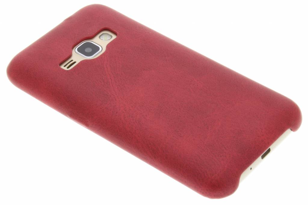 Image of Rode TPU Leather Case voor de Samsung Galaxy J1 (2016)