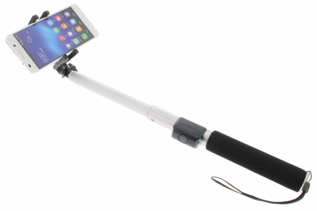 Image of Selfie stick met Bluetooth afstandsbediening - Zilver