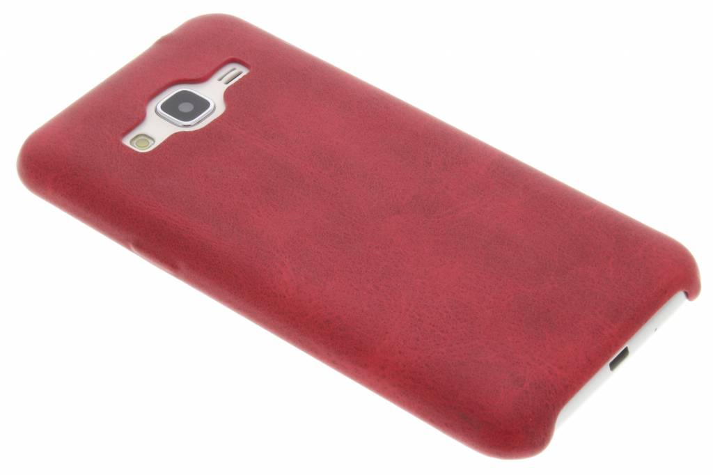 Image of Rode TPU Leather Case voor de Samsung Galaxy J3 / J3 (2016)