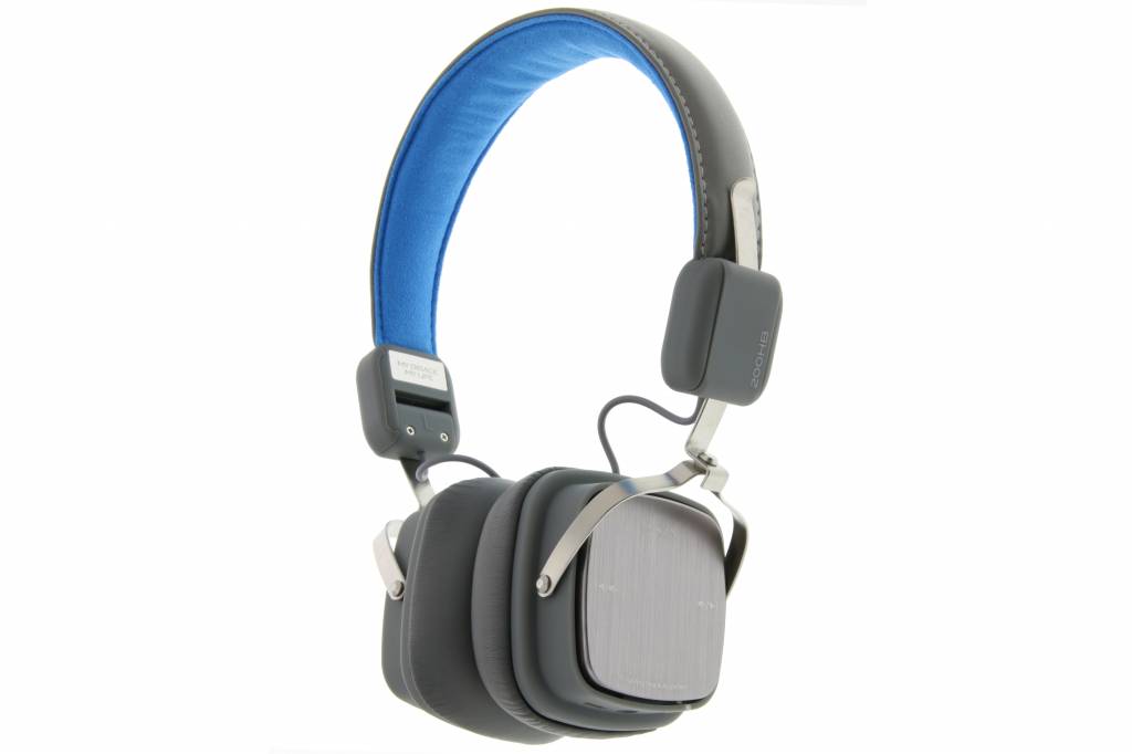 Image of Bluetooth Headphones 200HB - Grijs/Blauw