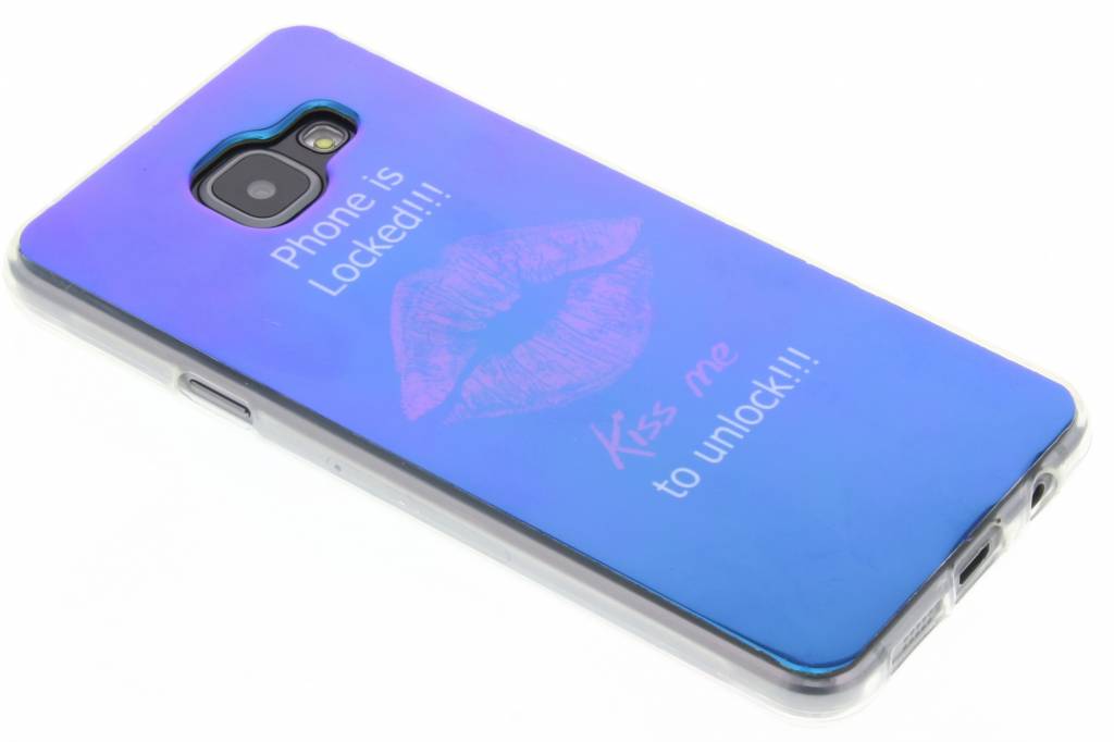 Image of Metallic kiss design TPU hoesje voor de Samsung Galaxy A3 (2016)