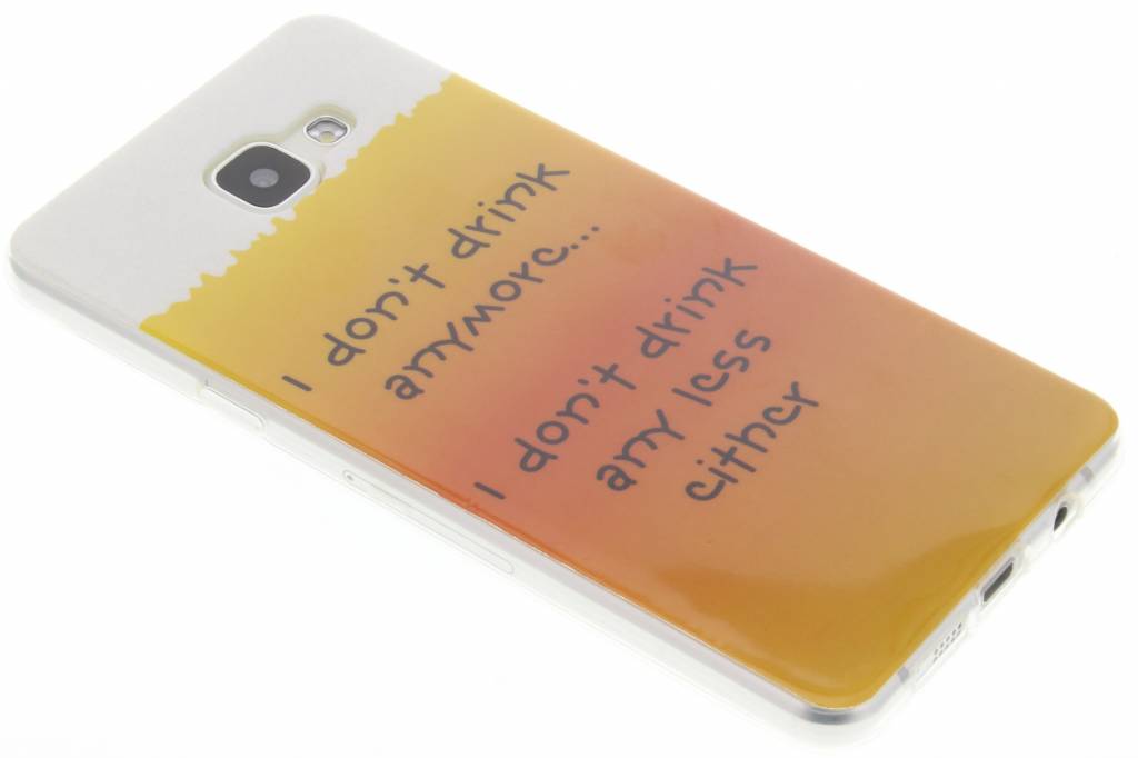 Image of Drink design TPU siliconen hoesje voor de Samsung Galaxy A5 (2016)