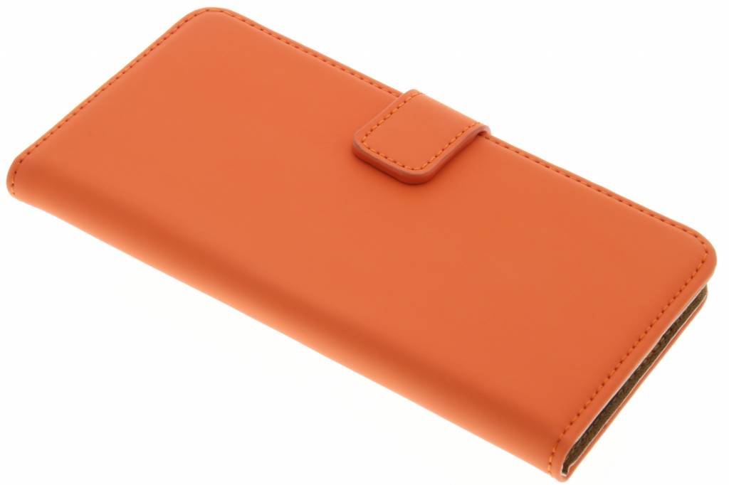 Image of Luxe Book Case voor de HTC One A9 - Oranje