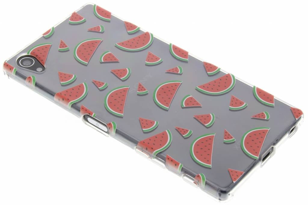 Image of Transparant watermeloen design TPU hoesje voor de Sony Xperia Z5 Premium