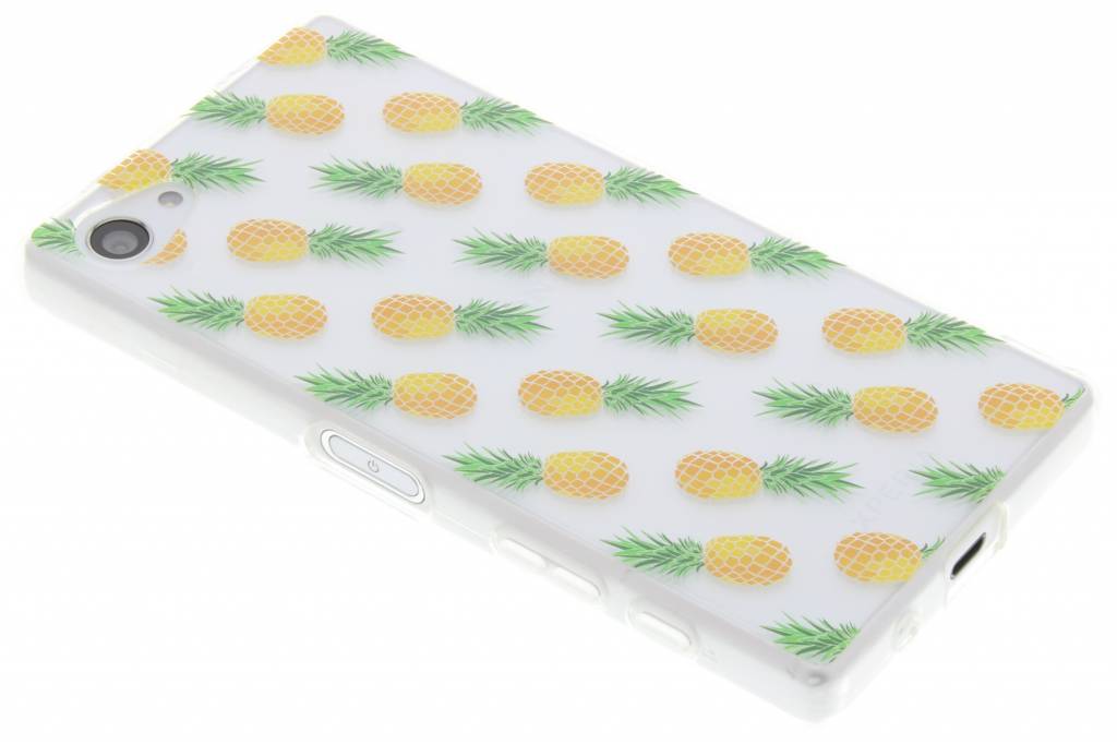 Image of Transparant ananas design TPU hoesje voor de Sony Xperia Z5 Compact