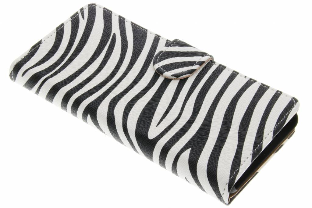 Image of Zebra booktype hoes voor de Sony Xperia XA