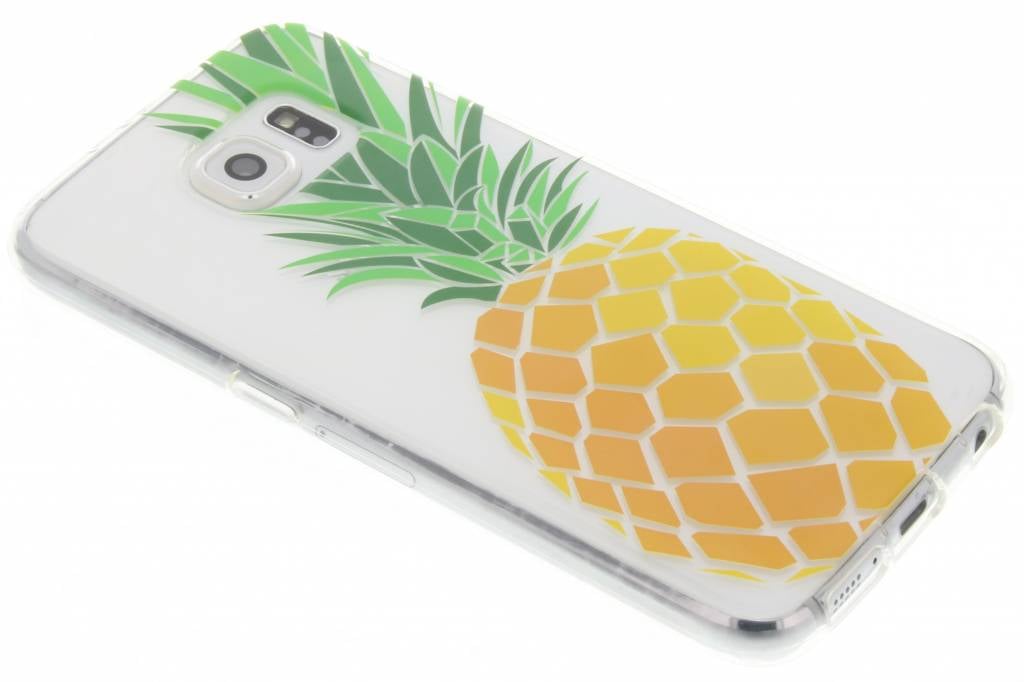 Image of Transparant ananas design TPU hoesje voor de Samsung Galaxy S6