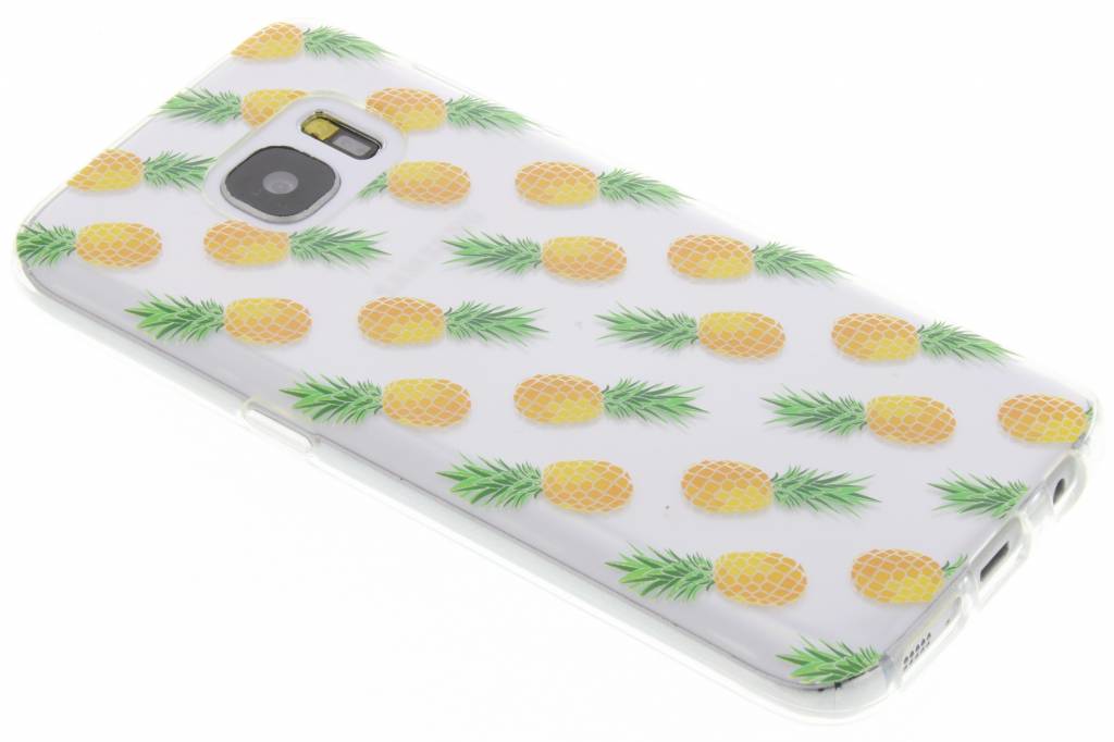 Image of Transparant ananas design TPU hoesje voor de Samsung Galaxy S7