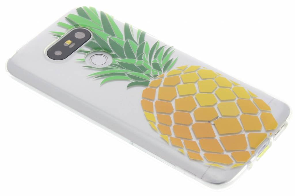 Image of Transparant ananas design TPU hoesje voor de LG G5 (SE)