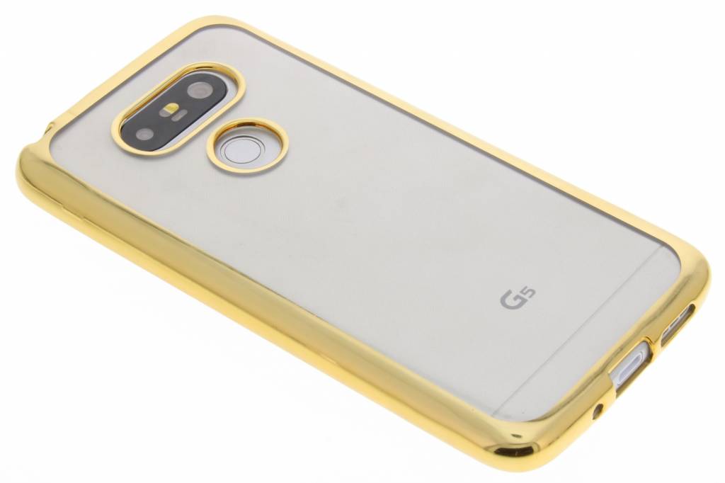 Image of Goud TPU hoesje met metallic rand voor de LG G5 (SE)