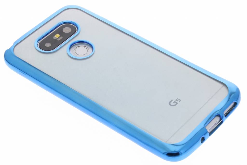 Image of Blauw TPU hoesje met metallic rand voor de LG G5 (SE)