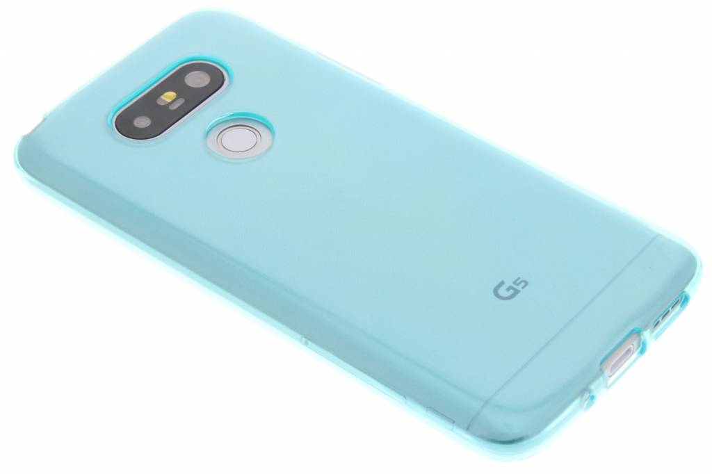 Image of Turquoise transparante gel case voor de LG G5 (SE)