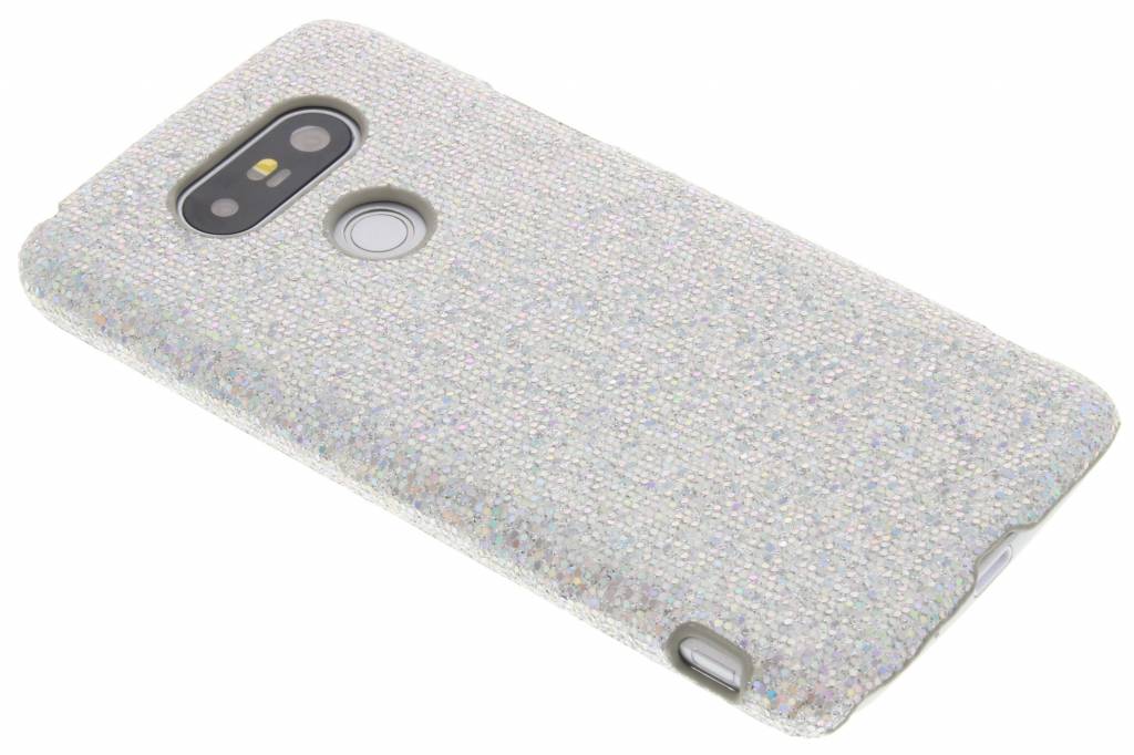 Image of Zilveren glamour design hardcase hoesje voor de LG G5 (SE)