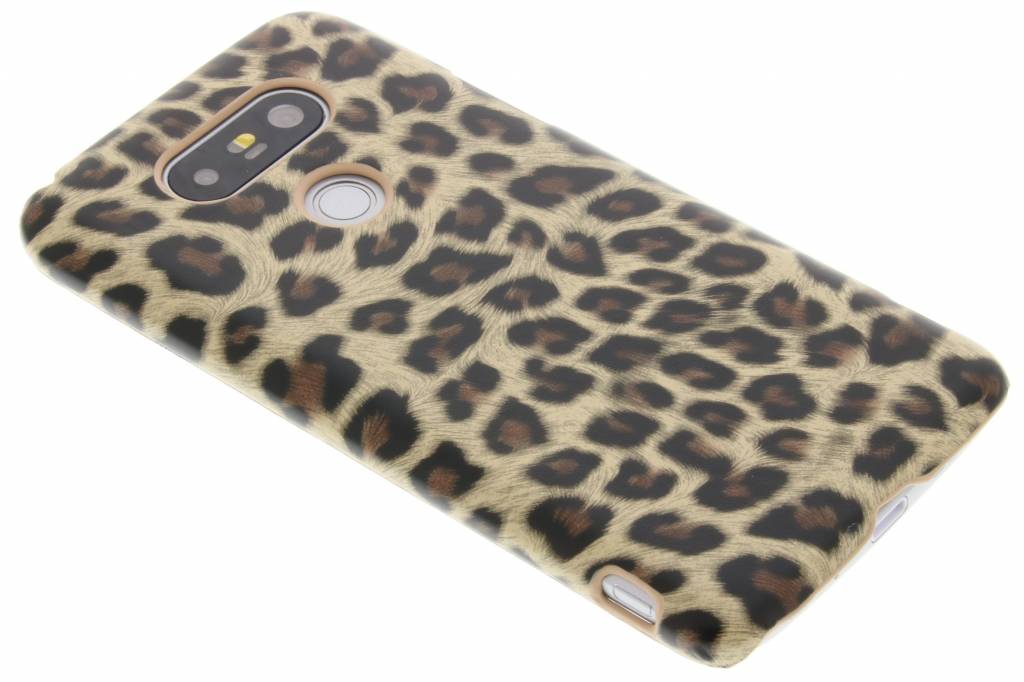 Image of Bruin luipaard design hardcase hoesje voor de LG G5 (SE)