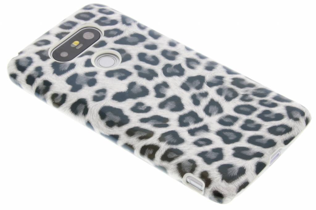 Image of Grijs luipaard design hardcase hoesje voor de LG G5 (SE)