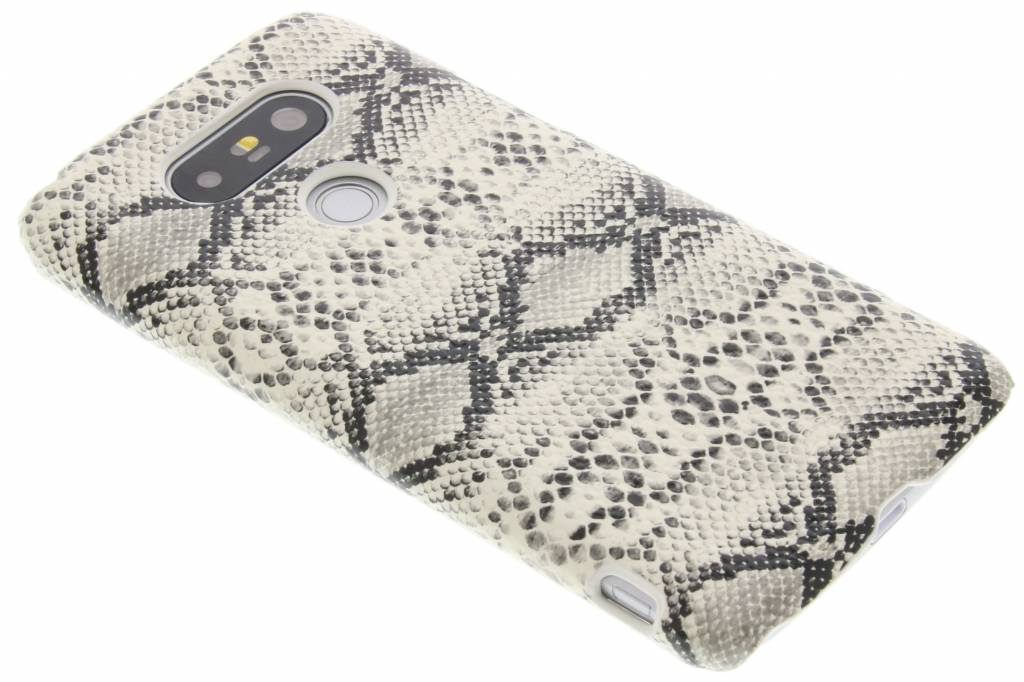 Image of Wit slangen design hardcase hoesje voor de LG G5 (SE)