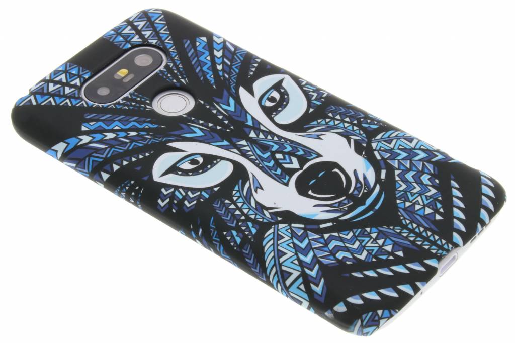 Image of Wolf aztec animal design hardcase hoesje voor de LG G5 (SE)