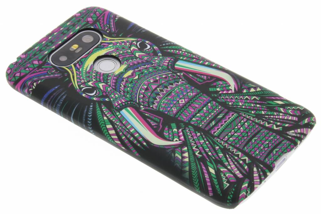 Image of Olifant aztec animal design hardcase hoesje voor de LG G5 (SE)