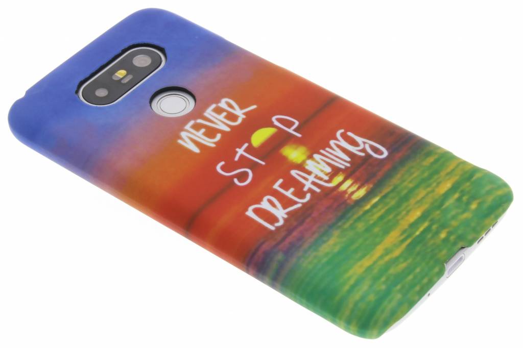 Image of Never stop dreaming design hardcase hoesje voor de LG G5 (SE)