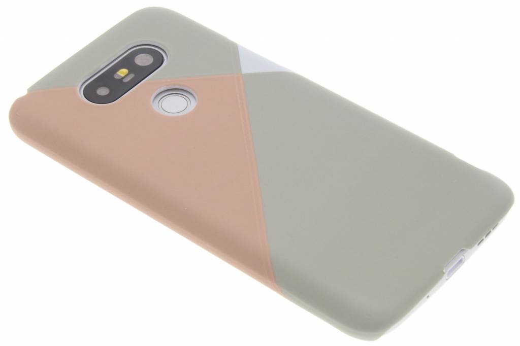 Image of Pastelkleurige vlakken design hardcase hoesje LG G5 (SE)