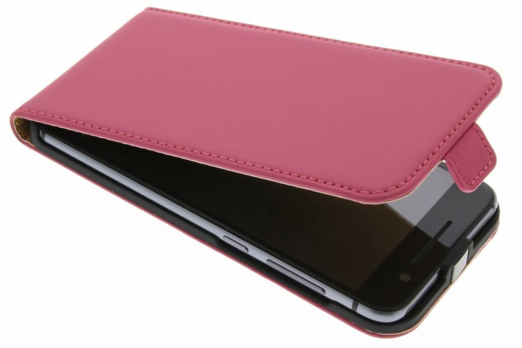 Image of Luxe Flipcase voor de HTC One A9 - Fuchsia
