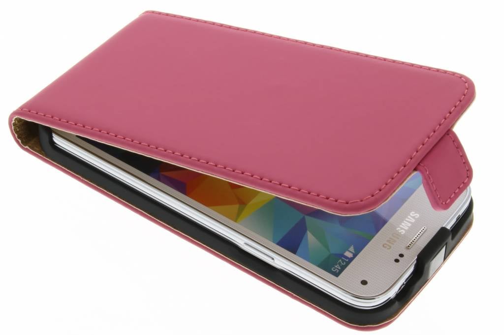Image of Luxe Flipcase voor de Samsung Galaxy S5 Mini - Fuchsia