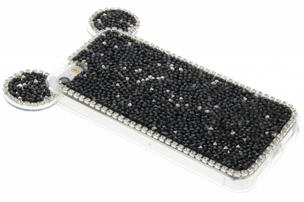 Image of Zwart blingmuis TPU hoesje voor de iPhone 5 / 5s / SE