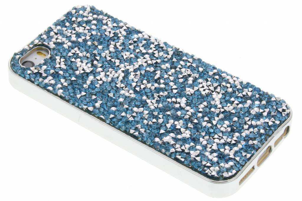 Image of Blauw blingbling TPU hoesje voor de iPhone 5 / 5s / SE