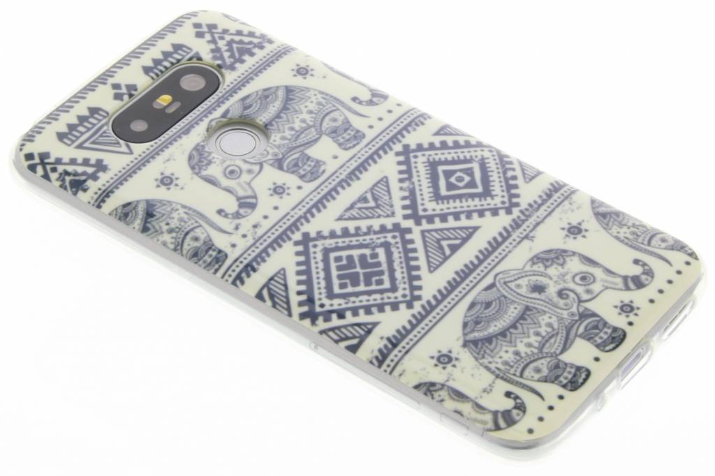 Image of Olifant design TPU siliconen hoesje voor de LG G5 (SE)