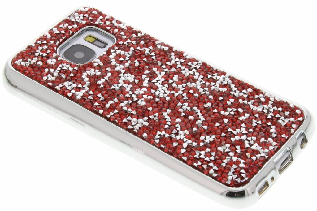 Image of Rood blingbling TPU hoesje voor de Samsung Galaxy S7