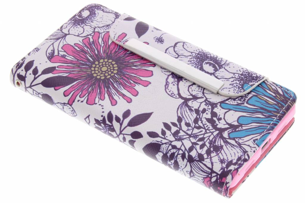 Image of Bloemen design TPU Wallet Case voor de Huawei P8 Lite