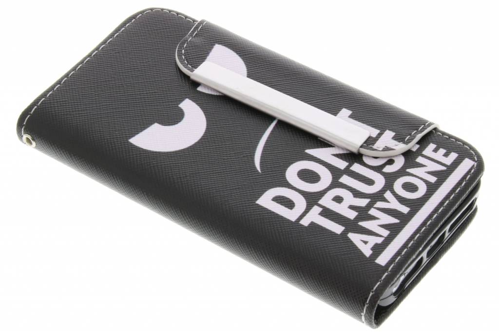 Image of Don't trust anyone design TPU Wallet Case voor de iPhone 5 / 5s / SE