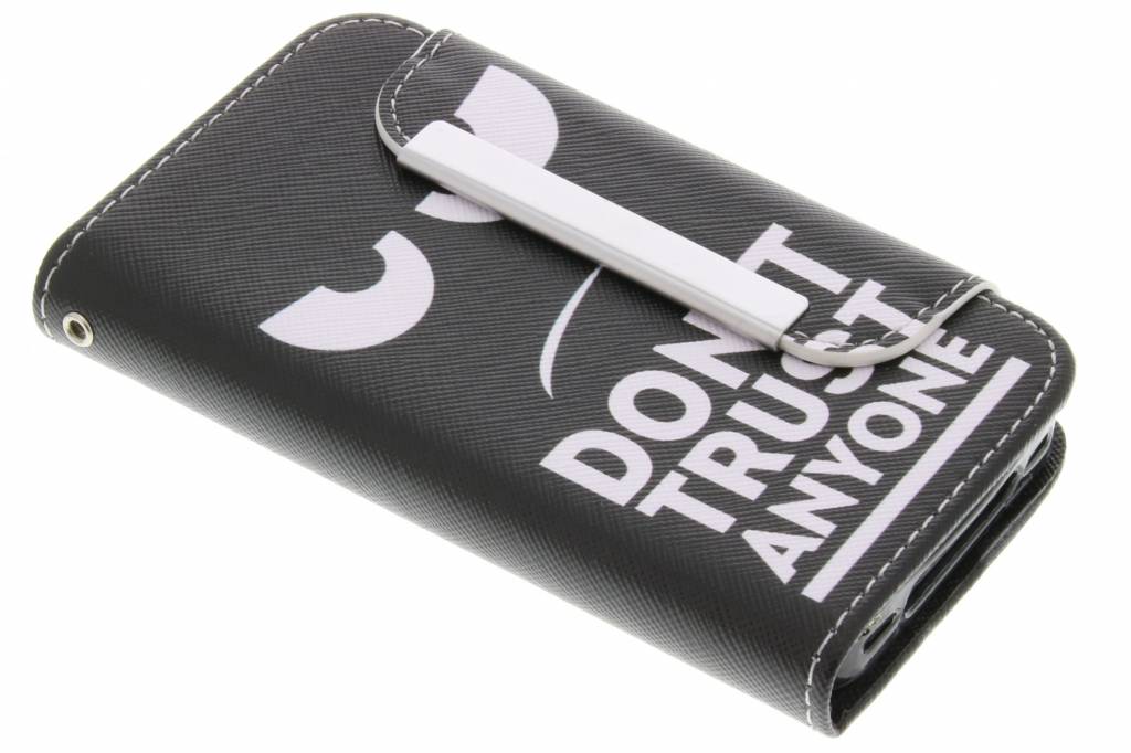 Image of Don't trust anyone design TPU Wallet Case voor de iPhone 4 / 4s