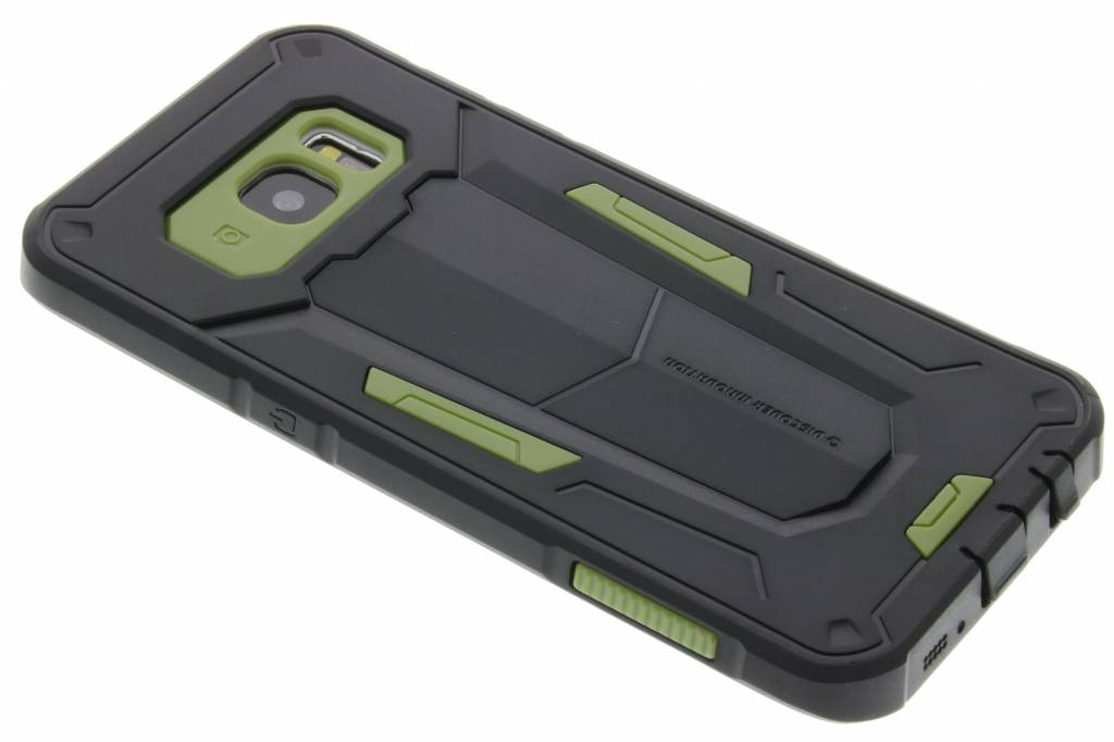 Image of Defender Case voor de Samsung Galaxy S7 Edge - Zwart / groen