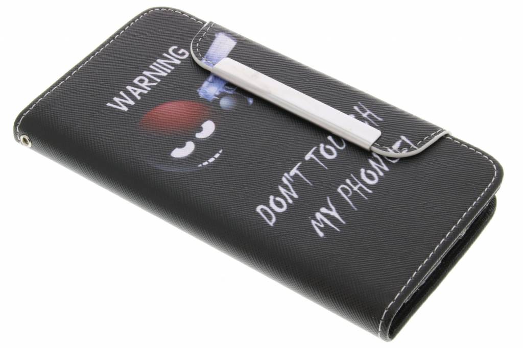 Image of Warning design TPU Wallet Case voor de Samsung Galaxy S6