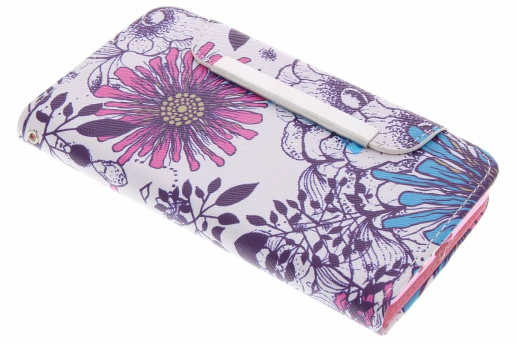 Image of Bloemen design TPU Wallet Case voor de Samsung Galaxy J3 / J3 (2016)