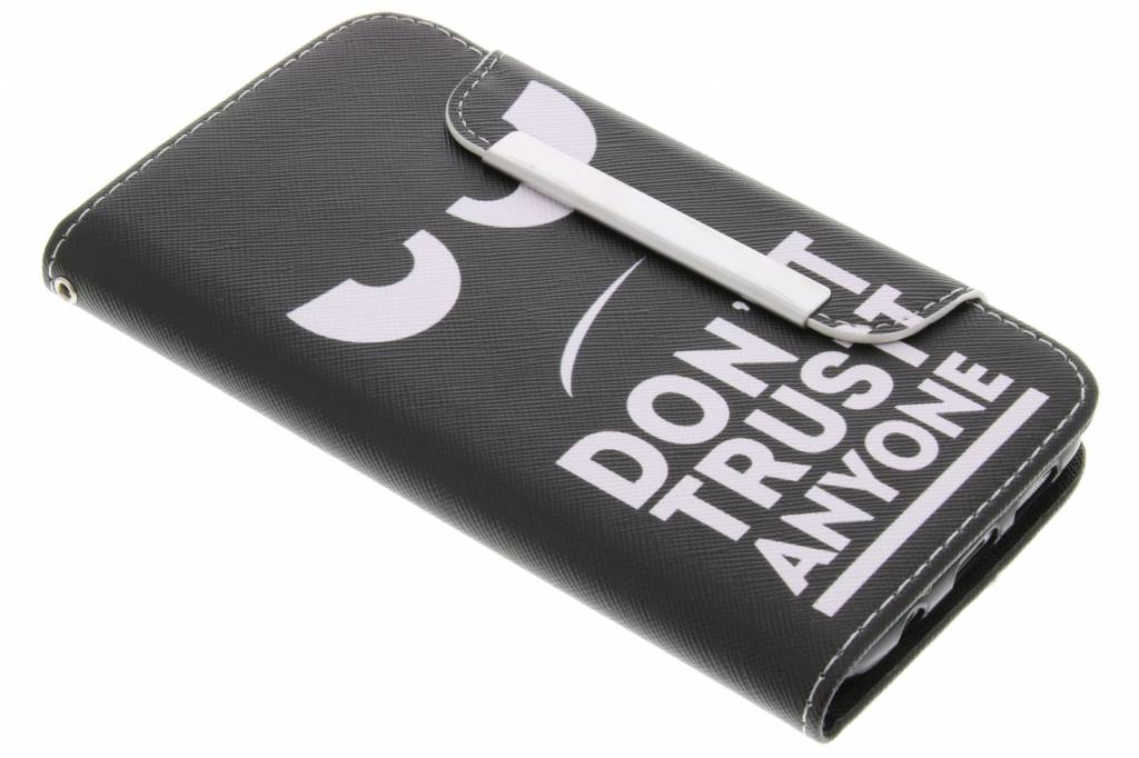 Image of Don't trust anyone design TPU Wallet Case Samsung Galaxy S6 Edge