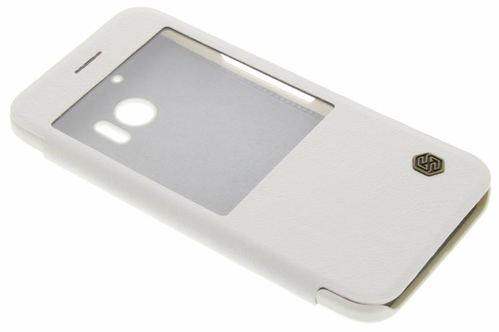 Image of Leather Case met venster voor de HTC 10 - Wit
