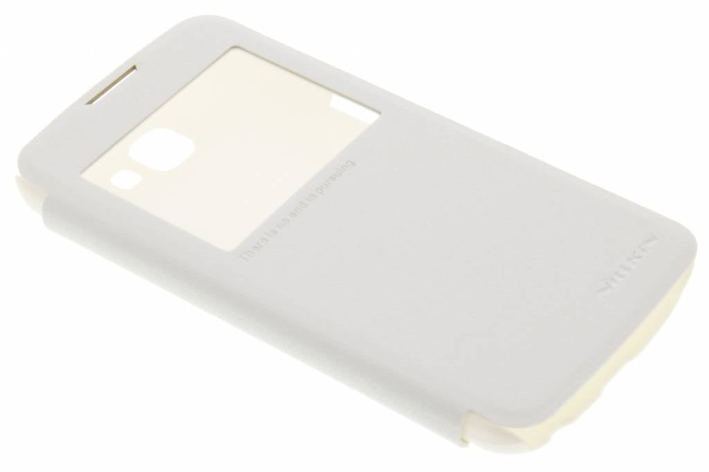 Image of Sparkle slim booktype hoes voor de LG K4 - Wit