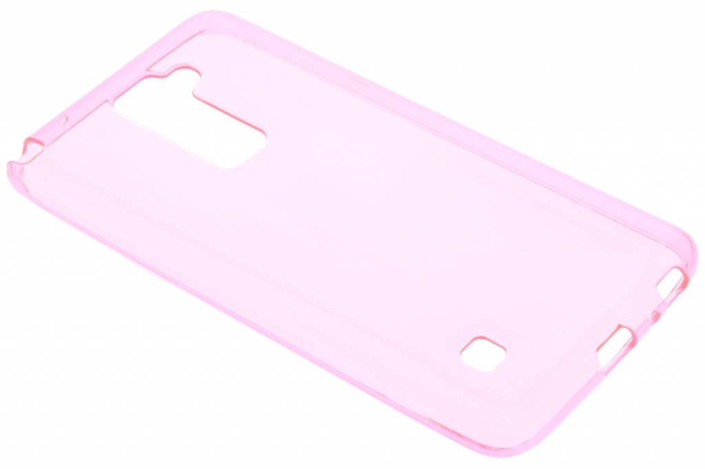 Image of Roze transparante gel case voor de LG Stylus 2 (Plus)