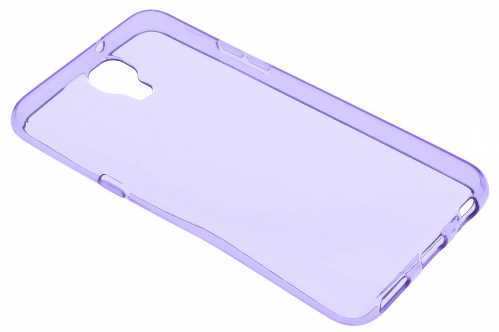 Image of Paarse transparant gel case voor de LG X Screen