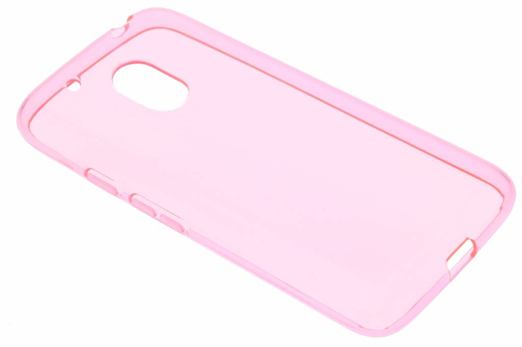 Image of Roze transparante gel case voor de Motorola Moto G4 Play